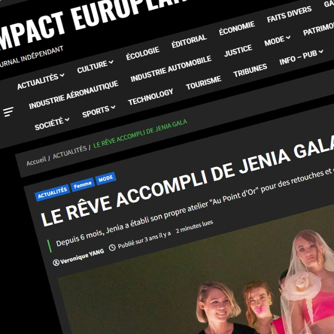 Parution dans L'impact European